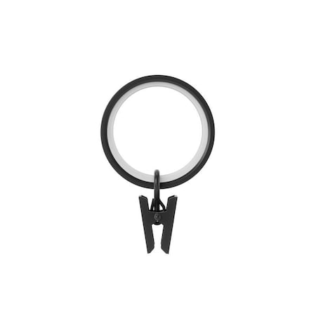 Umbra Cappa Matte Black Clip Ring 3.25 in. L 245992-038